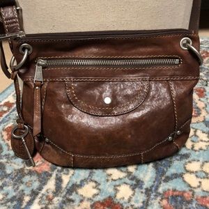 Leather crossbody